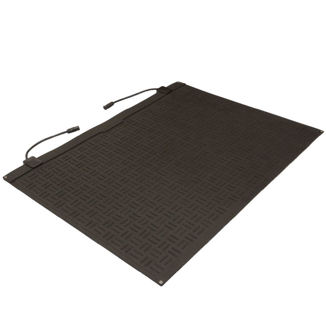 Rubber snow melting mat for walkways and stairs