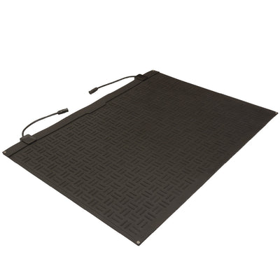 Rubber snow melting mat for walkways and stairs