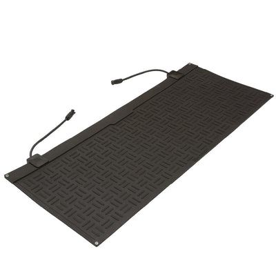 UV-protected snow melting mat for outdoor use