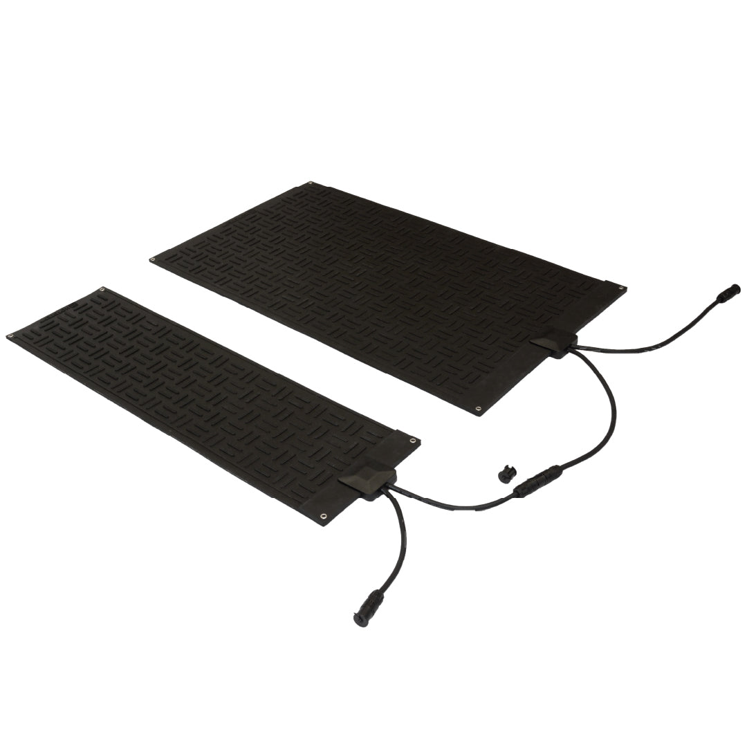 Durable snow melting mat for Canadian driveways