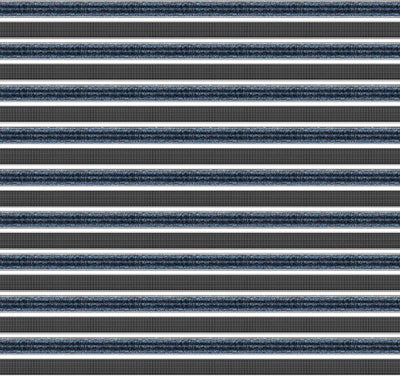 Top Clean Trend Aluminum Entrance Matting - 27mm with Ribbed Carpet
