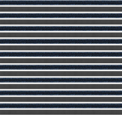 Top Clean Trend Aluminum Entrance Matting - 27mm with Ribbed Carpet