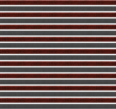 Top Clean Trend Aluminum Entrance Matting - 27mm with Ribbed Carpet