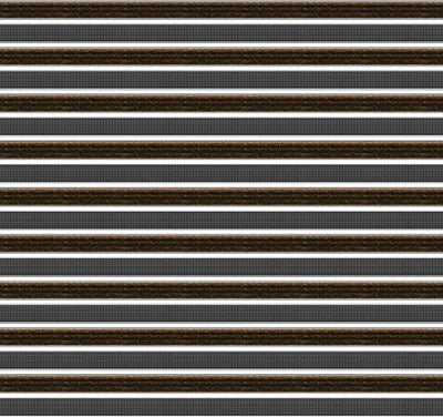 Top Clean Trend Aluminum Entrance Matting - 27mm with Ribbed Carpet