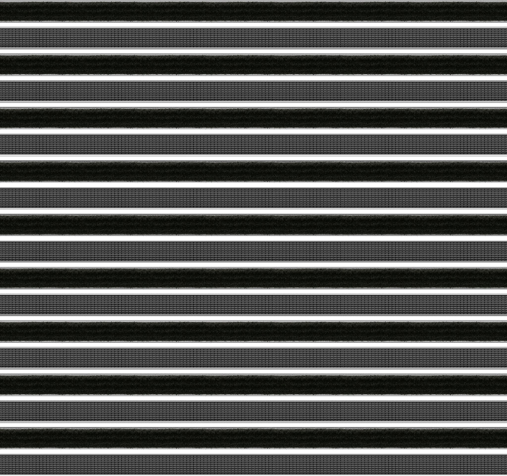 Top Clean Trend Aluminum Entrance Matting - 27mm with Ribbed Carpet