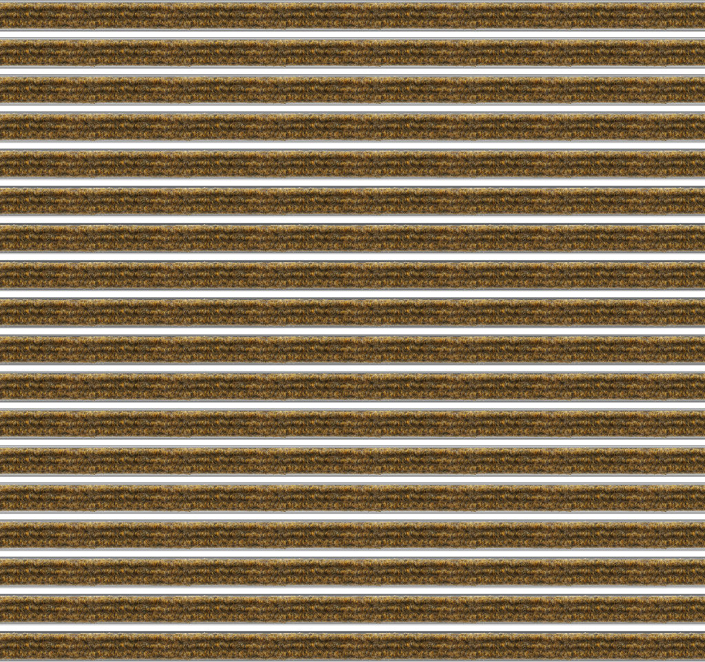 Top Clean High Aluminum Entrance Matting - 42mm with Ribbed Carpet