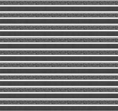 Top Clean High Aluminum Entrance Matting - 42mm with Ribbed Carpet and Grooved Rubber