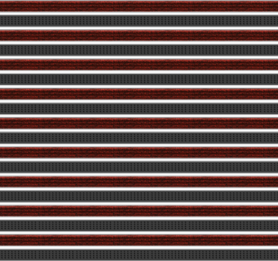 Top Clean High Aluminum Entrance Matting - 42mm with Ribbed Carpet & Cassette Brush