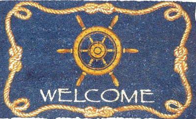 Ships Wheel Coco Mats