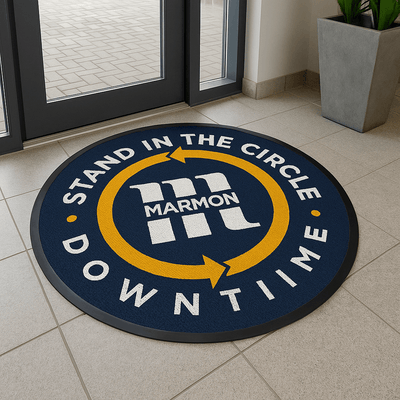 Dura Nop Inlaid Logo Mat