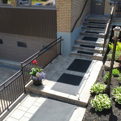 Hot Step heated mat system with GFCI power unit
