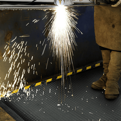 Hog Heaven Safety Border Anti-fatigue Mat