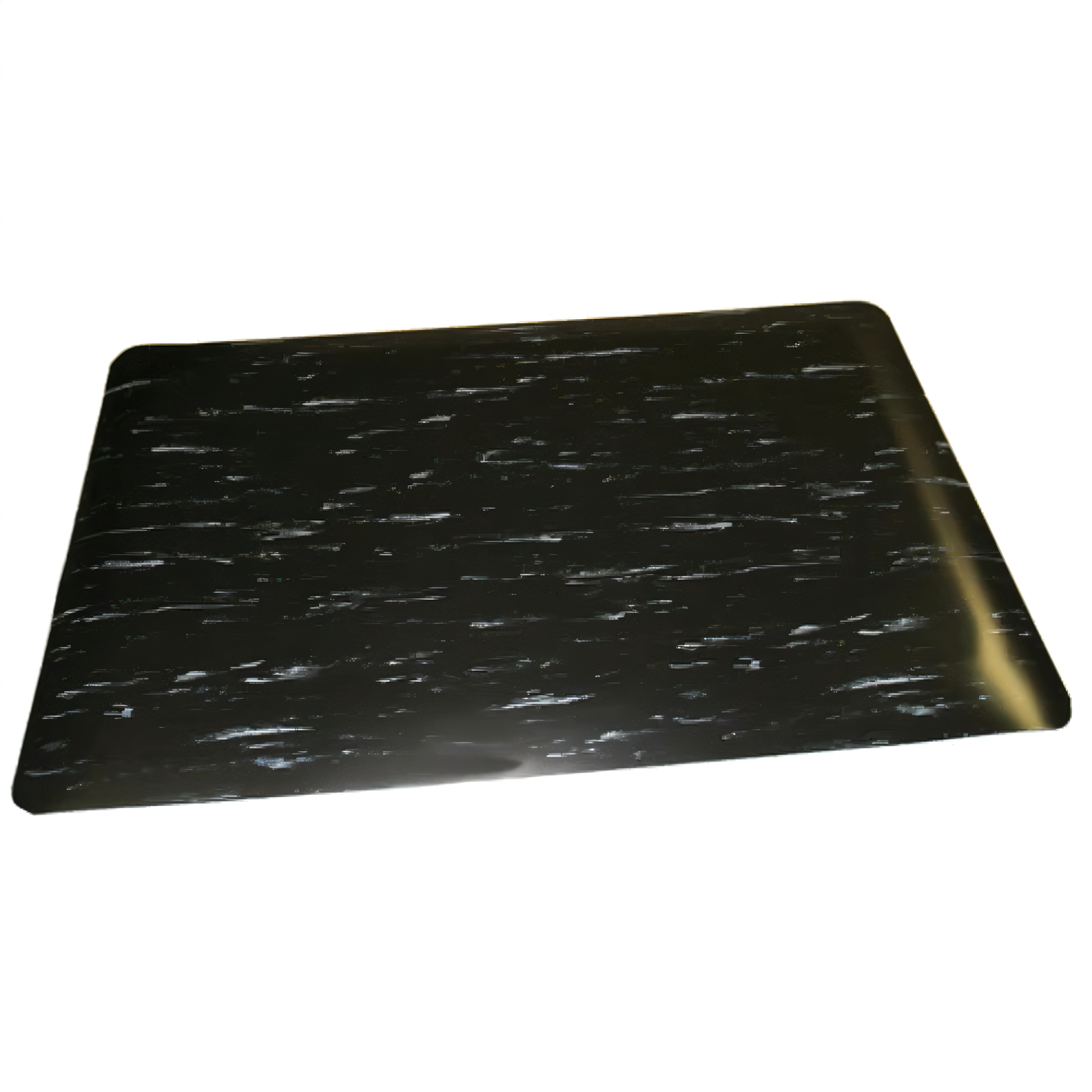 Marbleized Salon Mat with (with Circle Cut Out)