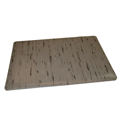 Marbleized Salon Mat with (with Circle Cut Out)