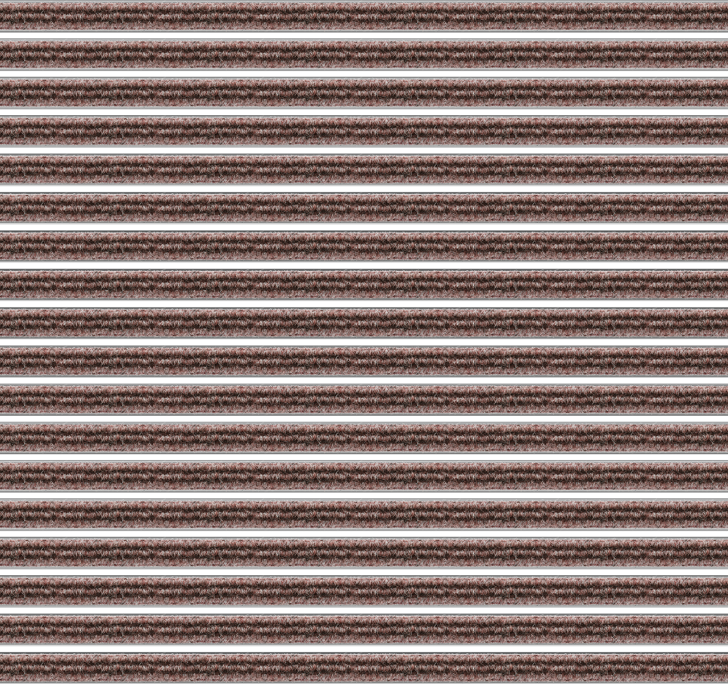 Top Clean High Aluminum Entrance Matting - 42mm with Ribbed Carpet