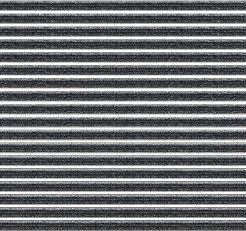 Top Clean High Aluminum Entrance Matting - 42mm with Ribbed Carpet
