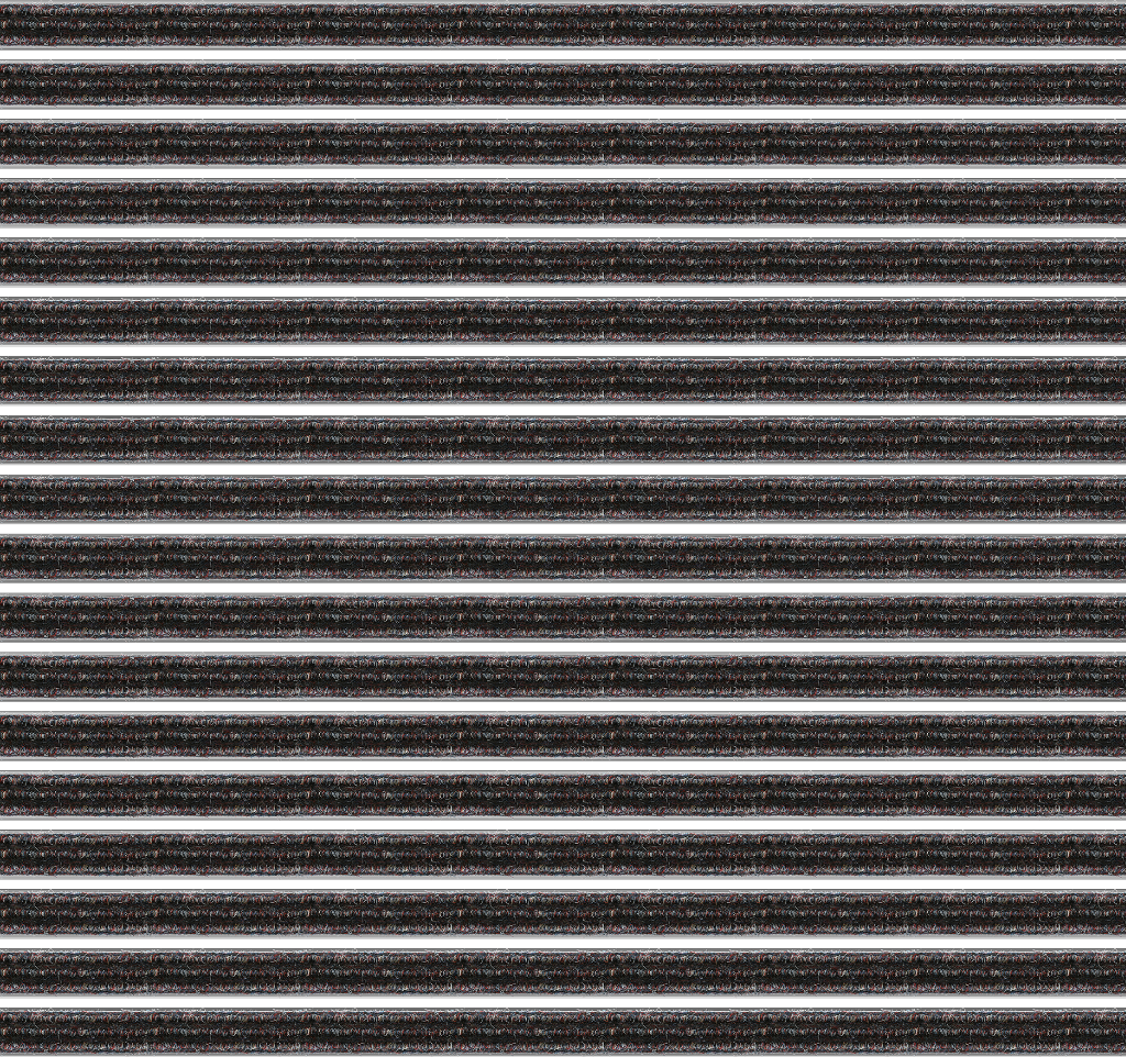 Top Clean High Aluminum Entrance Matting - 42mm with Ribbed Carpet