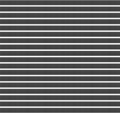 Top Clean High Aluminum Entrance Matting - 42mm with Grooved Rubber