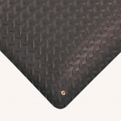 Diamond Plate Conductive Anti-Fatigue Mat with Ground Cord