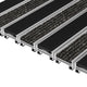 Ribbed Carpet and Grooved Rubber