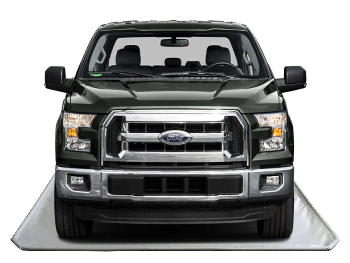 Garage floor mat for pickup truck - heavy-duty containment mat for snow, mud, and chemicals