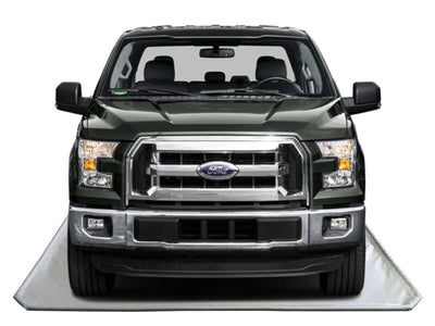 Garage floor mat for pickup truck - heavy-duty containment mat for snow, mud, and chemicals