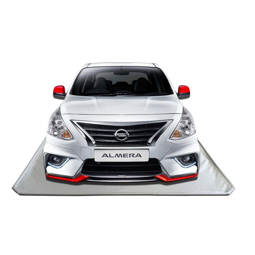 Garage floor mat for sedan - Floor Defender containment mat protecting garage floor