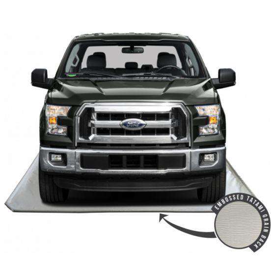 Garage floor mat for pickup truck - heavy-duty containment mat for snow, mud, and chemicals